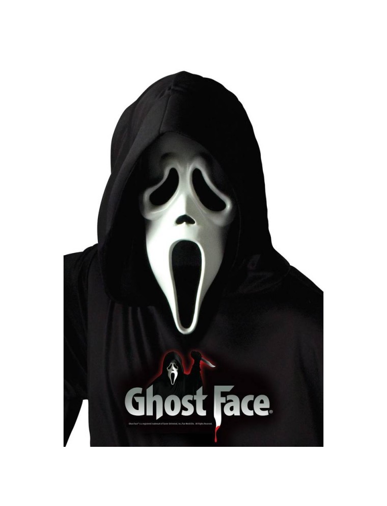 Value Edition Masque Ghostface Frissons avec cagoule - Scream