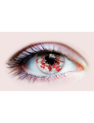 Value Edition LENTILLES DE CONTACT Shatter - blanc/rouge