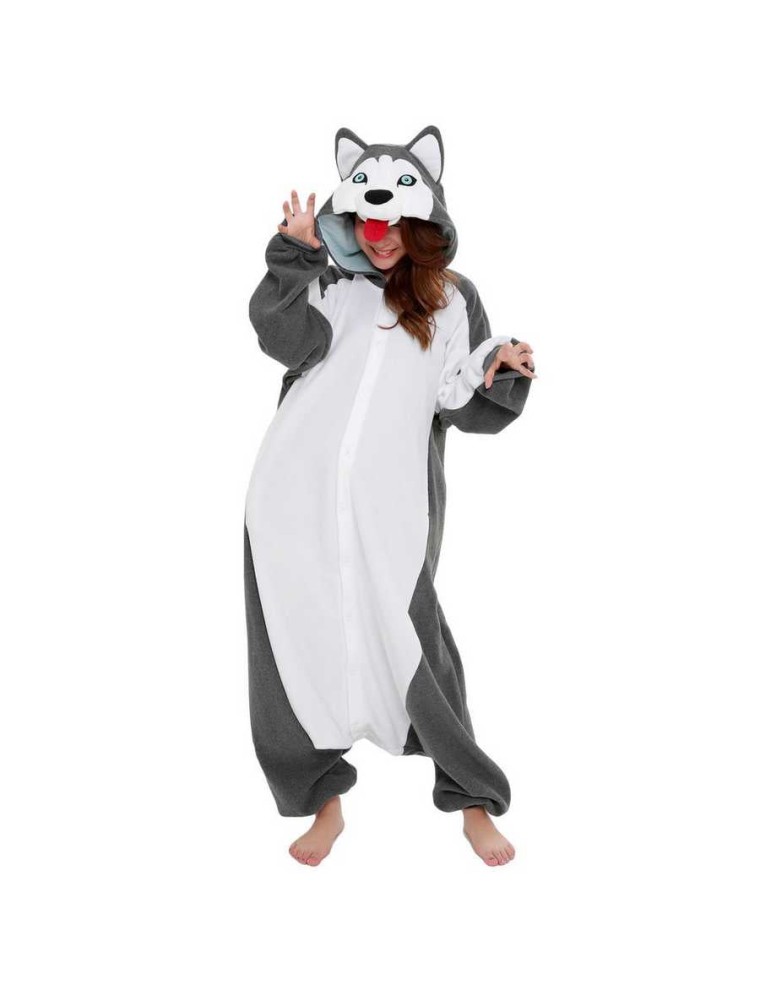 Value Edition Chien HUSKY - Costume Kigurumi adulte - onesie