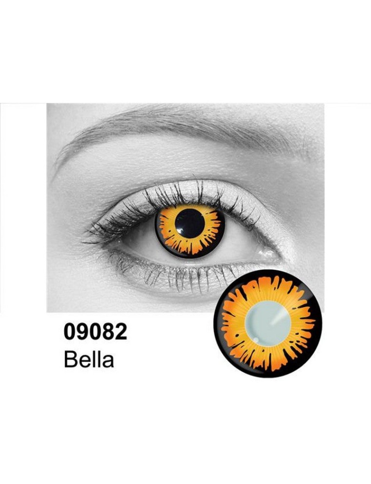 Value Edition Lentilles de contact Bella 09082 - Orange/Noir