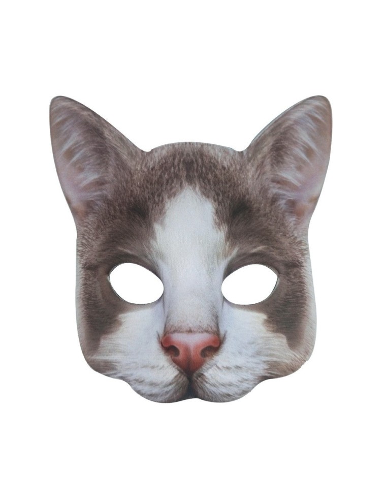 Value Edition Masque de chat gris raquette