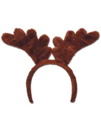 Value Edition Antlers de renne doux au toucher - Marron