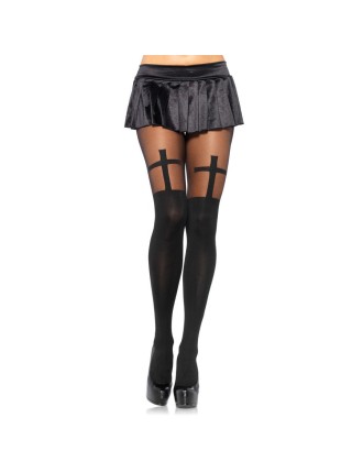 Value Edition Collants croix opaque