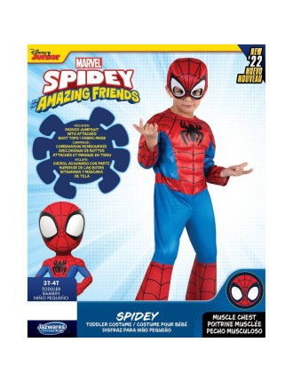 Value Edition SPIDER-MAN Musclé costume enfant T (3-4)