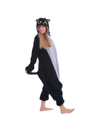 Value Edition Kigurumi Chat Noir Halloween - Costume onesie adulte