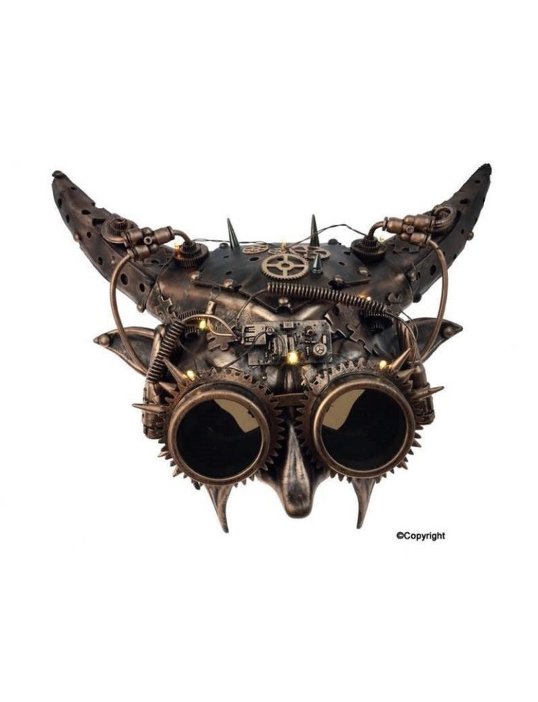 Value Edition Masque de diable Steampunk avec LED