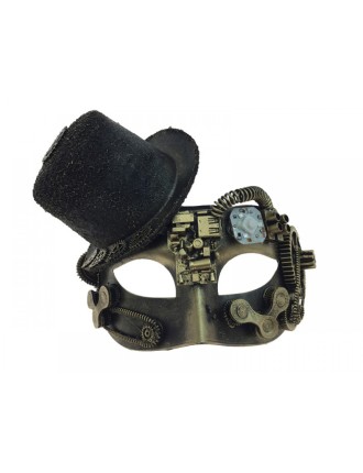 Value Edition Masque steampunk avec chapeau et rouages