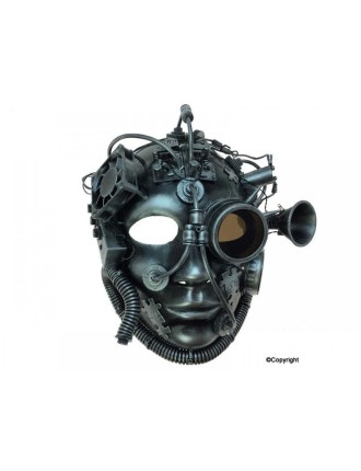 Value Edition Masque steampunk de pirate avec décorations tuyaux et lumière