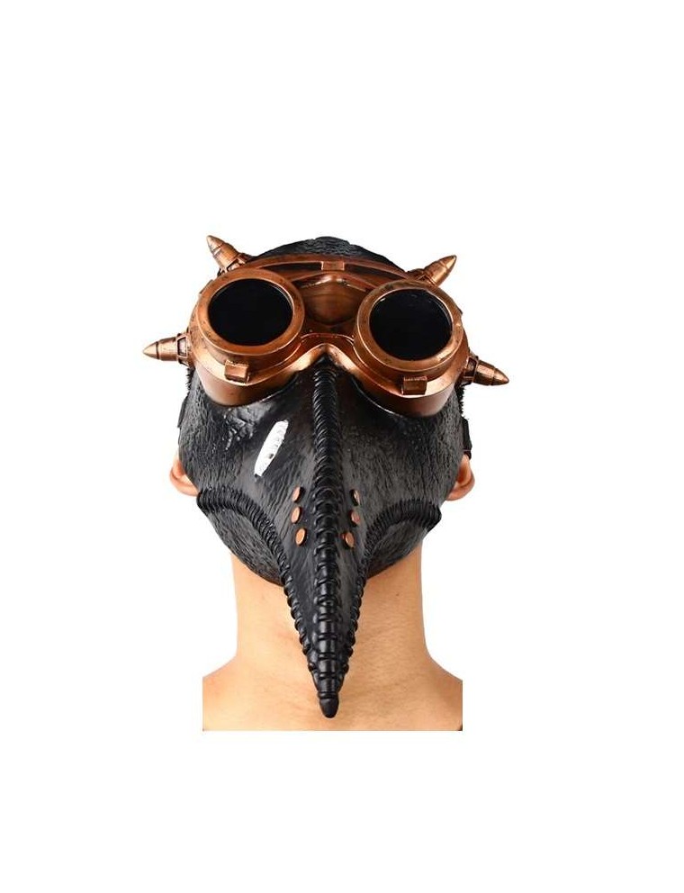 Value Edition Masque Steampunk Plague Doctor avec lunettes