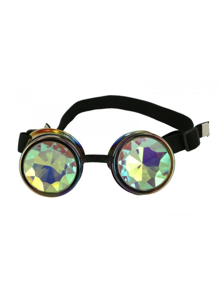 Value Edition Lunettes Steampunk arc-en-ciel kaleidoscopes