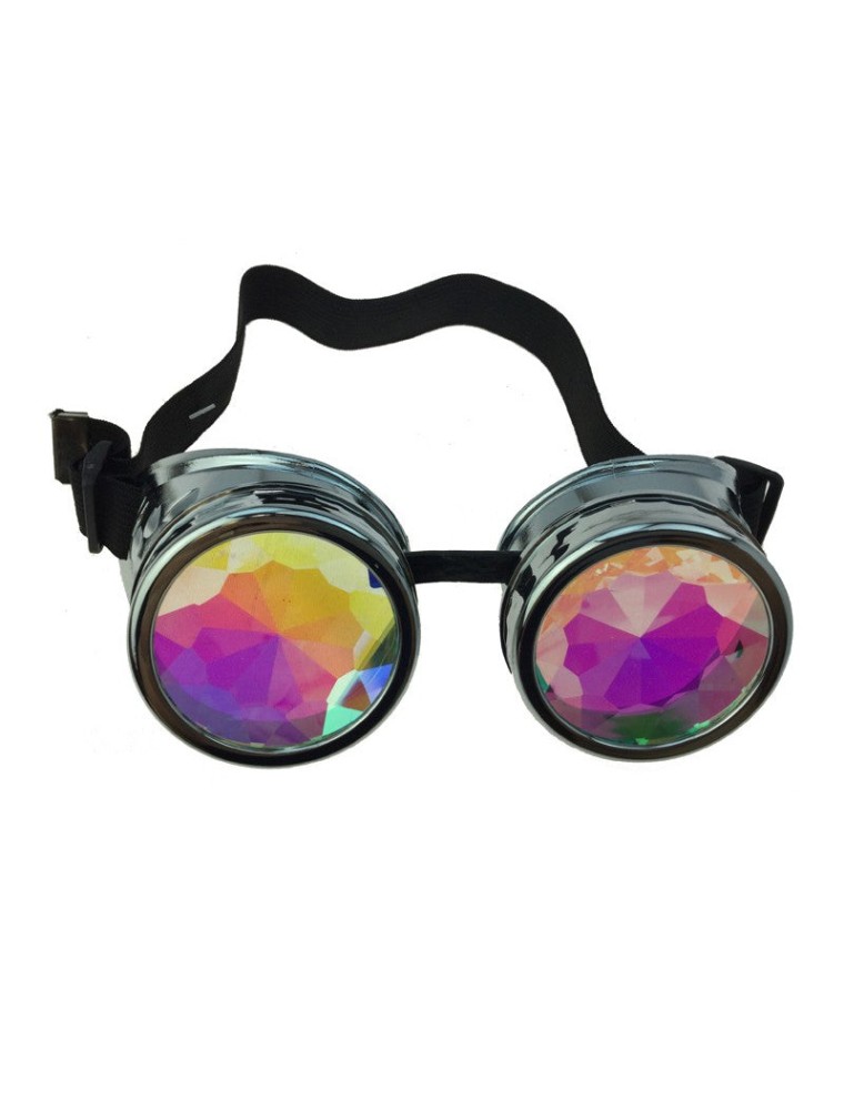 Value Edition Lunettes Argentées Kaleidescope Steampunk