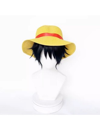 Value Edition Perruque noire cosplay Straw Pirate