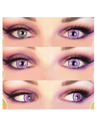 Value Edition Lentilles de contact succube cosplay - violet/noir