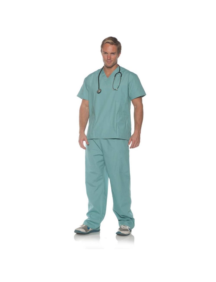 Value Edition Costume Médical - uniforme Docteur Scrubs adulte