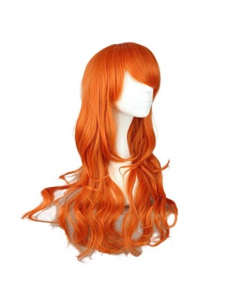 Value Edition Perruque synthétique longue cosplay - Feu orange