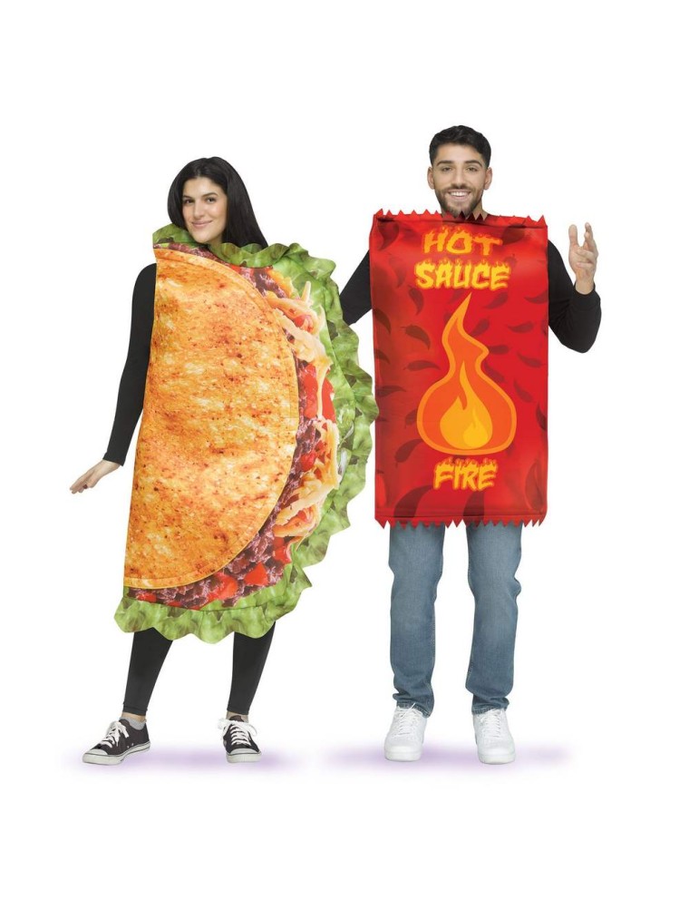 Value Edition Tacos et sauce piquante Costumes de couples adultes