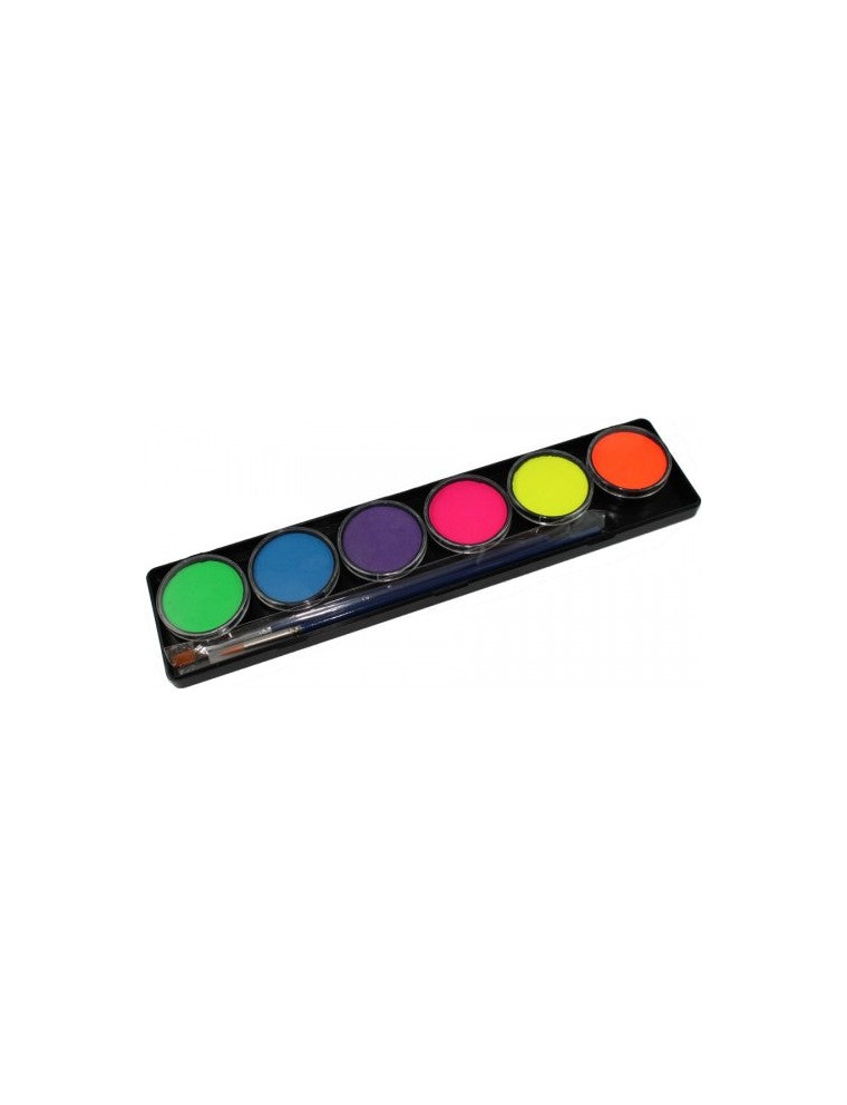 Value Edition TAG Palette de peinture visage et corps Néon 6X10g NEON