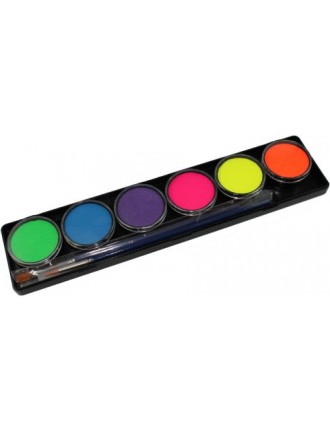 Value Edition TAG Palette de peinture visage et corps Néon 6X10g NEON