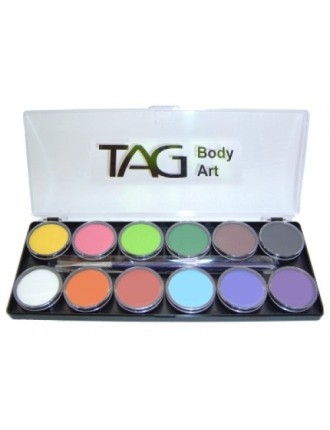 Value Edition TAG Palette de peinture visage et corps Regular 12X10g Regular