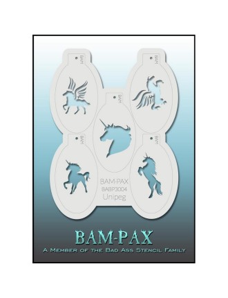 Value Edition Pochoirs BAM-PAX BABP 3004 Bad Ass Stencil - Unipeg