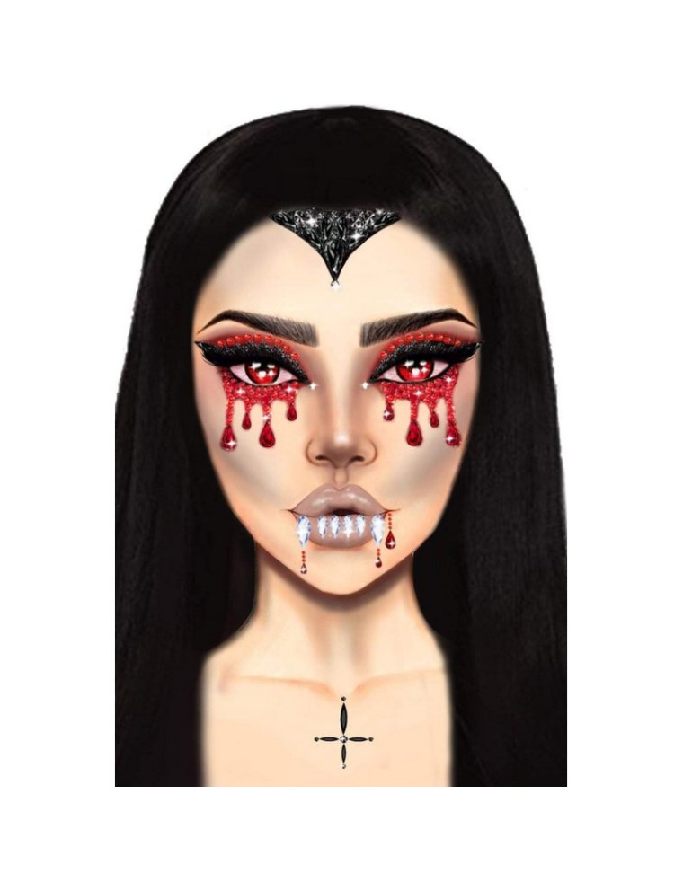 Value Edition Gemmes de visage vampire