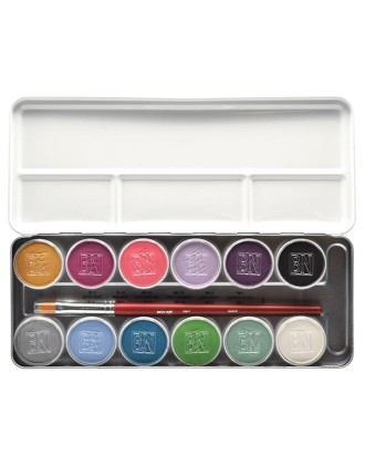 Value Edition BEN NYE Magicake Aqua Paint Fantasy Palette- 12 Colors - CFK-18