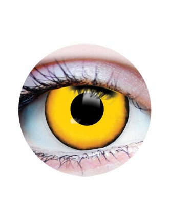 Value Edition Lentilles de contact Villain Mini Sclera - Orange/Jaune/Noir