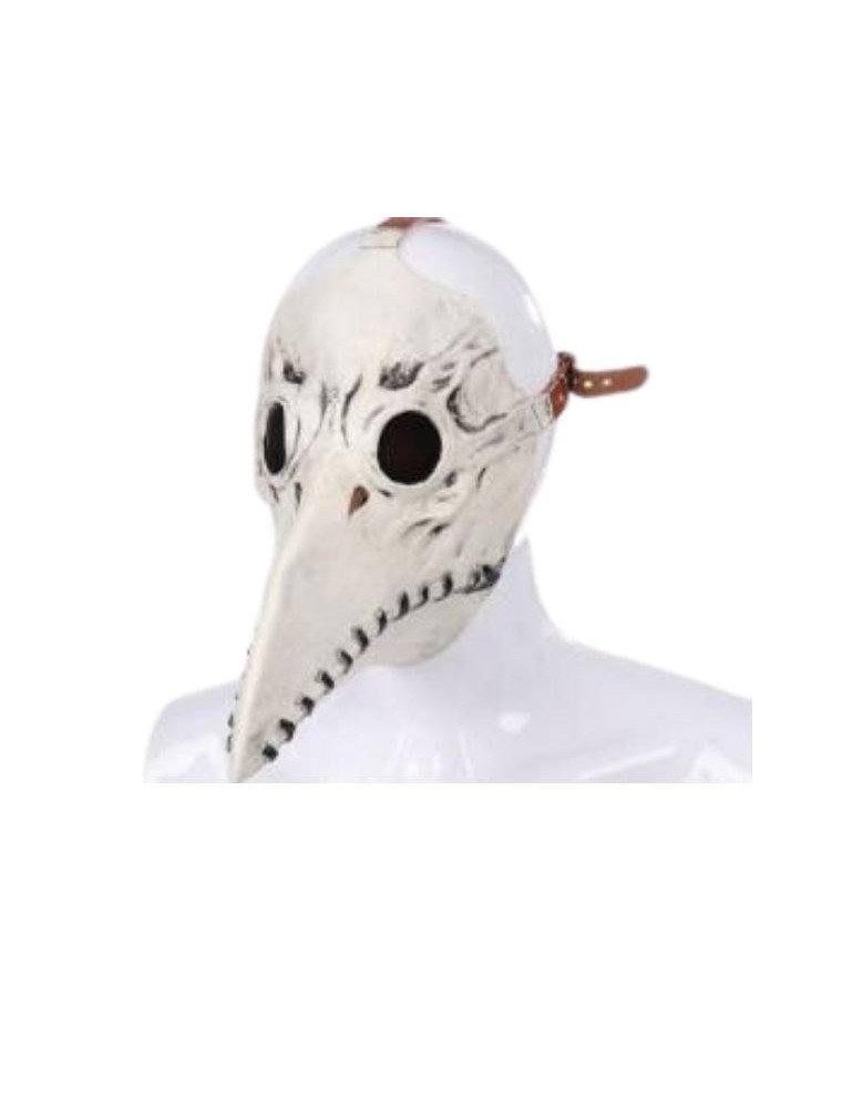 Value Edition Masque de peste blanche en latex