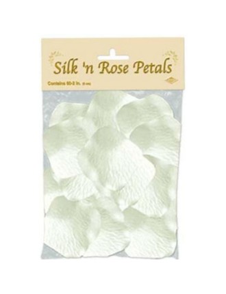 Value Edition SILK N ROSE PETALS 2"(60/PKG)_WHITE