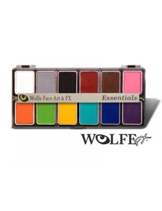 Value Edition WOLFE Hydrocolor Cakes Palette 12 Couleurs Essentiel Essentiel