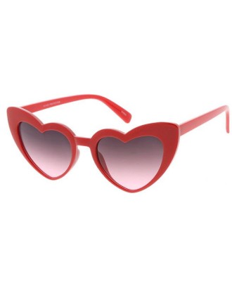 Value Edition Grandes lunettes pour femme avec monture en forme de coeur