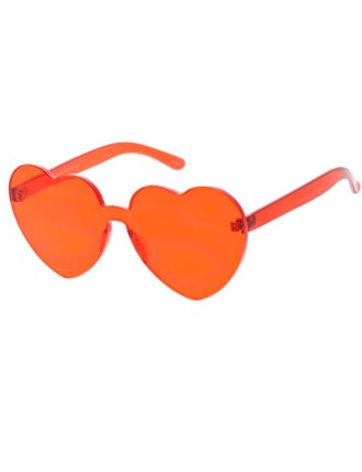 Value Edition Lunettes en forme de coeur en plastique - Assorti