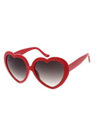 Value Edition Grand cadre en plastique coeur Lolita pour femme, assorti