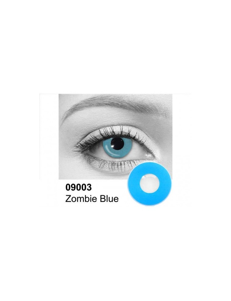 Value Edition Lentilles de contact Zombie Blue 09003