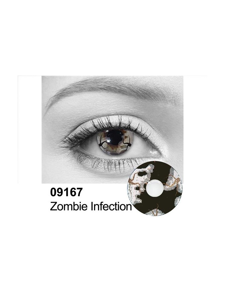 Value Edition Lentilles de contact d'infection zombie