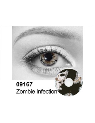 Value Edition Lentilles de contact d'infection zombie