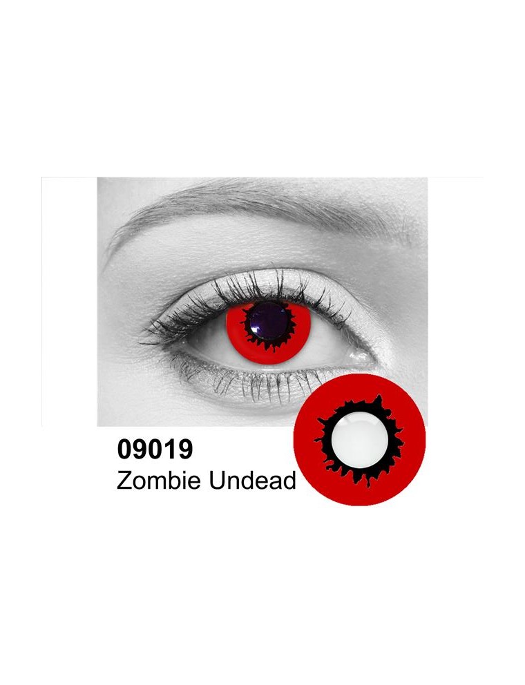 Value Edition Lentilles de contact rouges zombie undead 09.019