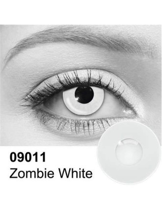 Value Edition Lentilles de contact Zombie Blanc Cosplay - 09011