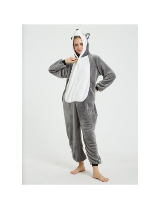 Value Edition Costume de Chien husky gris adulte