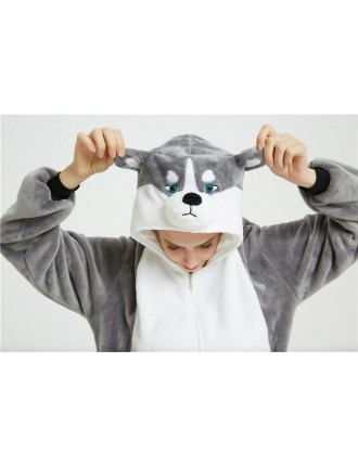 Value Edition Costume de Chien husky gris adulte