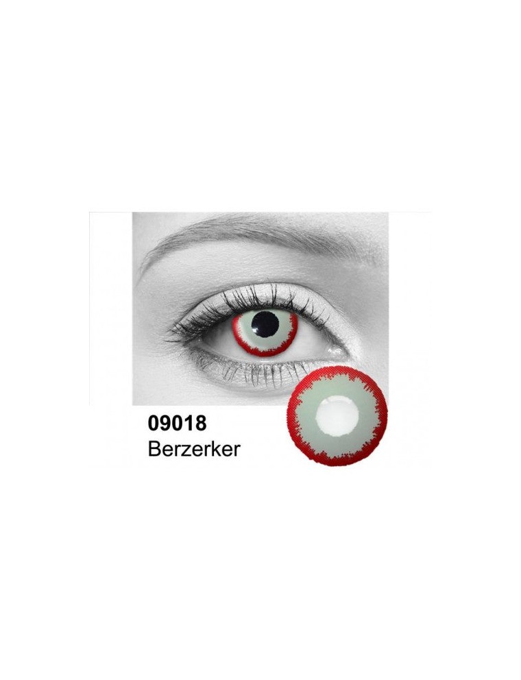 Value Edition Lentilles halloween Berzerker blanche/rouge