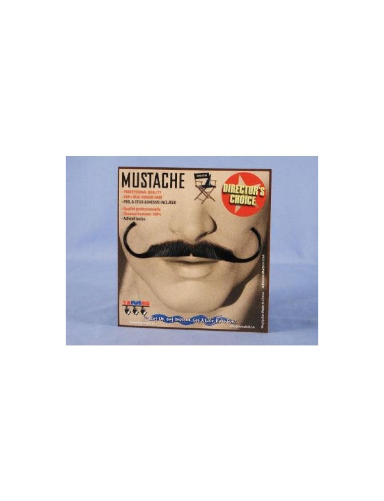 Value Edition Moustache en cheveux humains aristocrate