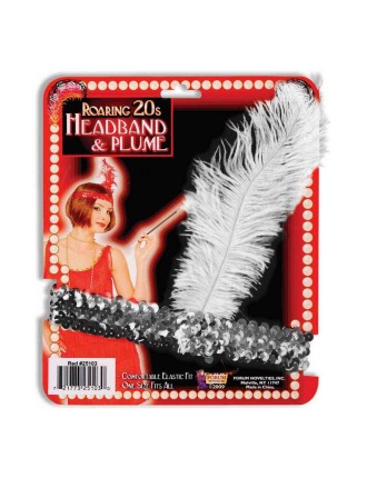 Value Edition Bandeau de flapper et plume - Années folles