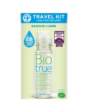 Value Edition Biotrue Solution Lentilles de contact kit avec étui 60ml - Bausch Lomb