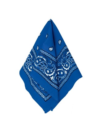 Value Edition Bandana bleu à motif cachemire