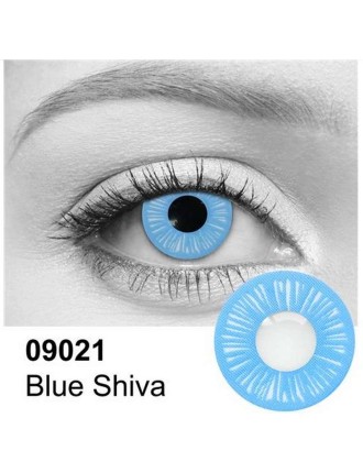 Value Edition Lentilles de contact bleues Shiva - bleues