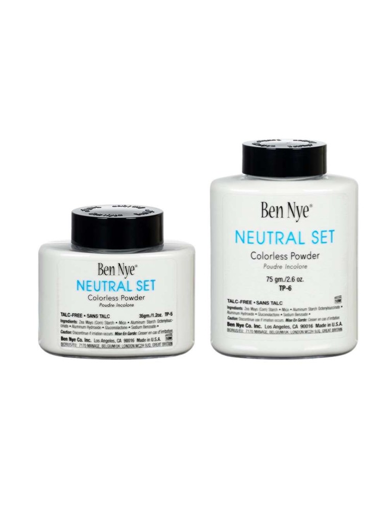 Value Edition BEN NYE Neutral Set Poudre pour le visage classique incolore translucide