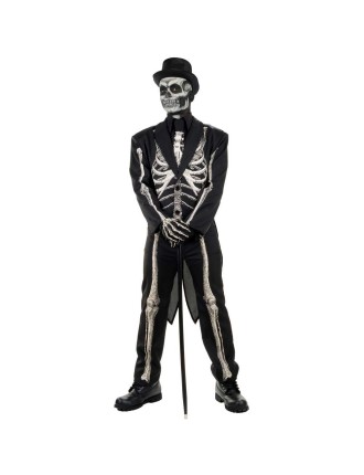 Value Edition Costume squelette Bone Chillin - Taille unique adulte