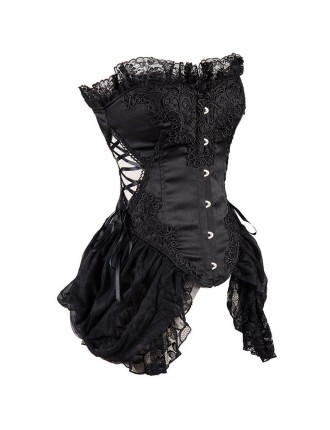 Value Edition Corset noir avec jupon