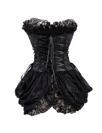 Value Edition Corset noir avec jupon